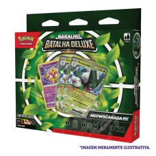 Baralho de Batalha Pokémon EX Deluxe -Meowscarada EX Baralho de Batalha Pokémon EX Deluxe -Meowscarada EX