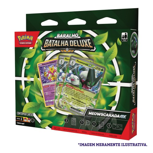 Baralho de Batalha Pokémon EX Deluxe -Meowscarada EX