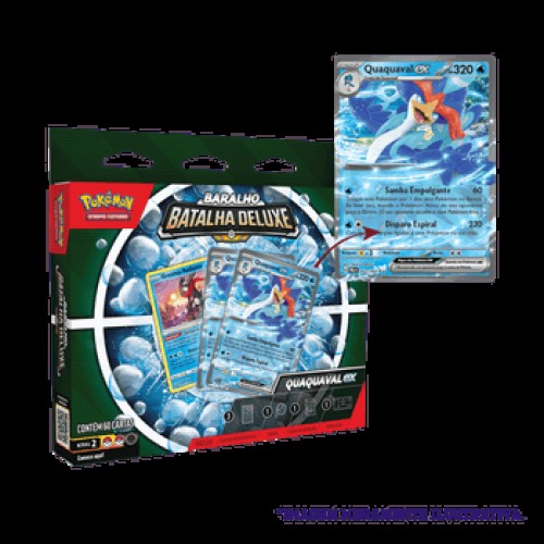 Baralho de Batalha Pokémon EX Deluxe -Quaquaval EX