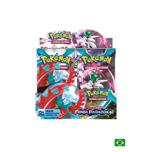 Caixa Selada Booster Pokémon EV4 - Fenda Paradoxal