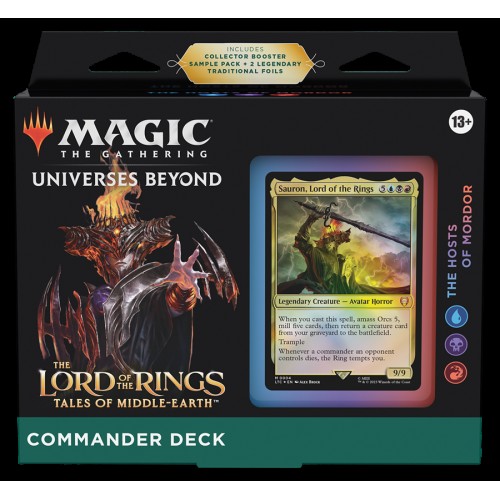 Commander Deck The Hosts of Mordor - Lord Of The Rings: Tales of Middle-Earth