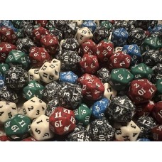 Dado Spindown M20 Black 20 lados