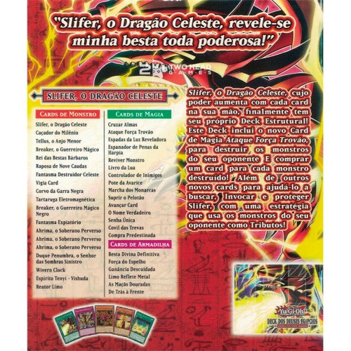 Deck dos Deuses Egípcios : Slifer, O Dragão Celeste