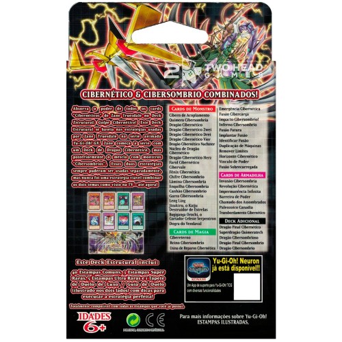 Deck Estrutural Golpe Cibernético - Yu-Gi-Oh!