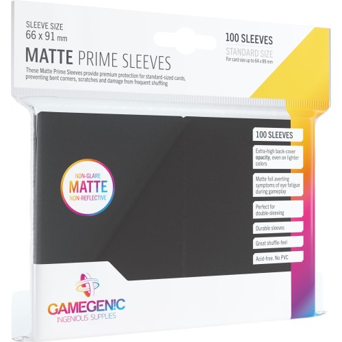 Gamegenic Prime Sleeves Preto