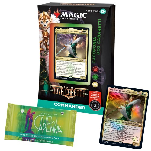 MTG Deck Commander Ruas de Nova Capenna - Cacofonia dos Cabaretti