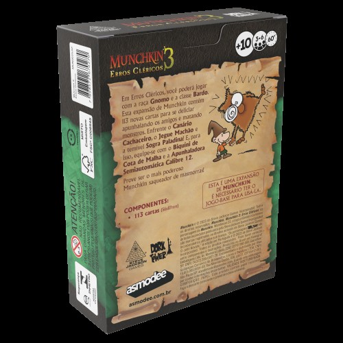 Munchkin 3: Erros Cléricos