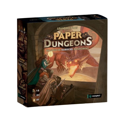 Paper Dungeons: Um Jogo de Rabiscar Masmorras