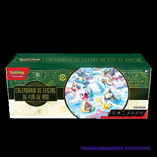 Pokémon Box Calendário de Festas de Fim de Ano 2024