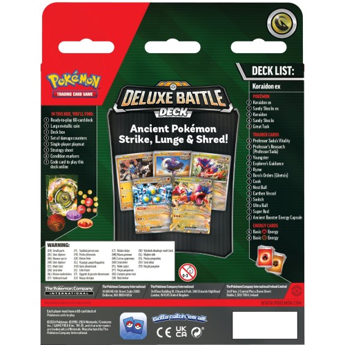 Pokémon Deck de Batalha Deluxe Koraidon EX