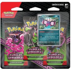 Pokemon TCG - EV6.5 - Blister Triplo Fábulas Nebulosas - Pecharunt