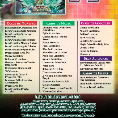 Yu-Gi-Oh! - Deck Estrutural: Lenda das Feras Cristalinas