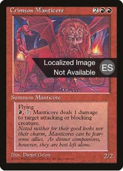 Mantícora Escarlate