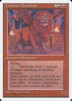 Mantícora Escarlate