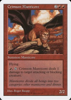 Mantícora Escarlate