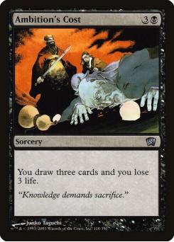Ambition's Cost