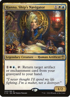 Hanna, Navegadora