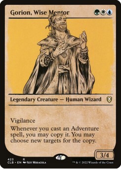 Gorion, Mentor Sábio