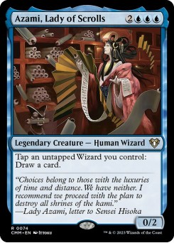 Azami, Dama dos Pergaminhos