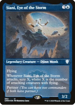 Siani, Olho da Tempestade