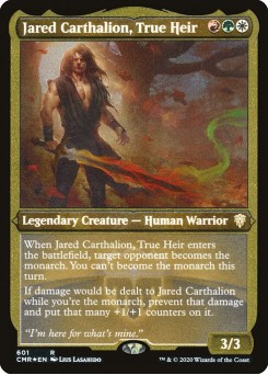 Jared Carthalion, Herdeiro Legítimo