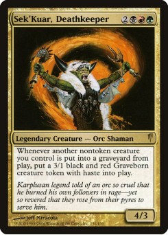 Sek'Kuar, Carcereiro da Morte