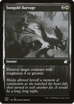 Sungold Barrage