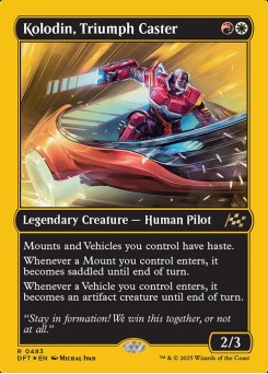 Kolodin, Triumph Caster