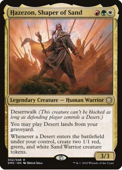Hazezon, Moldador de Areia
