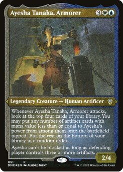 Ayesha Tanaka, Armorer