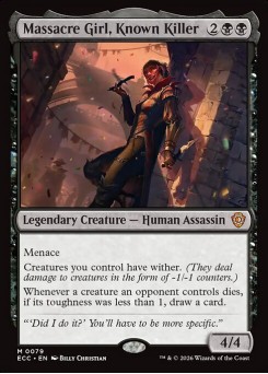 Garota-massacre, Assassina Renomada