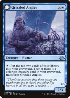 Grizzled Angler // Grisly Anglerfish