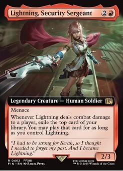 Lightning, Security Sergeant
