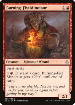 Minotauro do Punho Flamejante