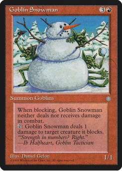 Boneco de Neve dos Goblins
