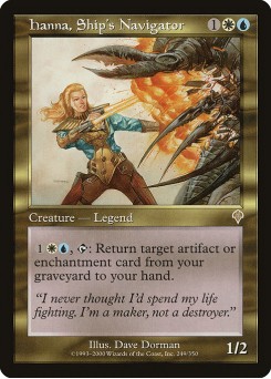 Hanna, Navegadora