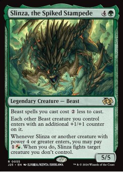 Slinza, the Spiked Stampede