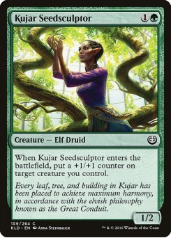 Escultora de Sementes de Kujar