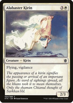 Kirin de Alabastro