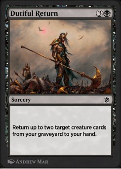 Dutiful Return