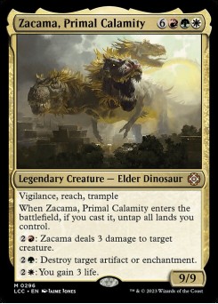 Zacama, Calamidade Primordial