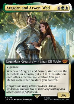 Aragorn and Arwen, Wed