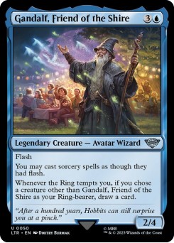 Gandalf, Amigo do Condado