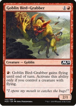 Pega-pássaro Goblin