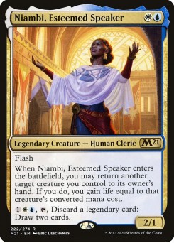 Niambi, Estimada Oradora