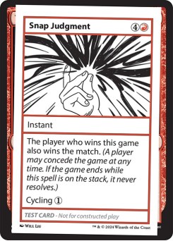 Snap Judgment