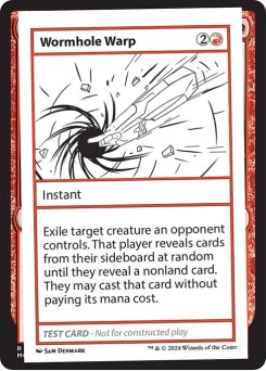 Wormhole Warp