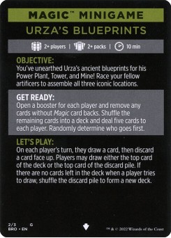 Urza's Blueprints (minigame) // Urza's Blueprints (cont'd)