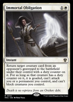 Immortal Obligation