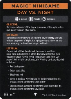 Day Vs. Night // Day vs. Night (cont'd)